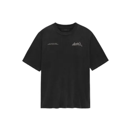 AMIRI Мужские черные футболки