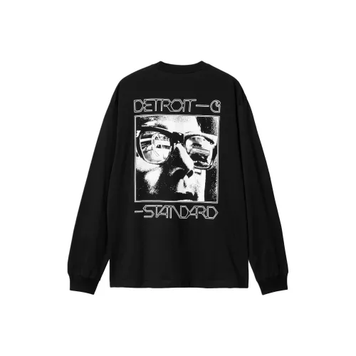 Carhartt WIP FW24 L S Detroit Standard T-Shirt Рубашка Мужская Черная