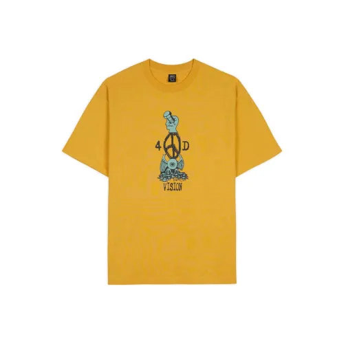 Brain Dead co-brand Песочный Мужская T-рубашка