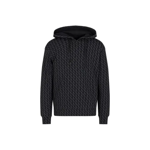 ARMANI EXCHANGEAE FW24 Толстовка Мужской Черный