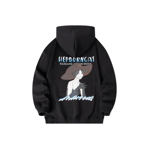 Hepburn Cat Унисекс Свитшоты