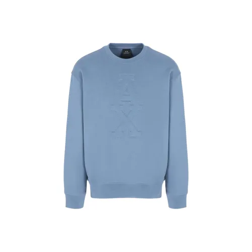 ARMANI EXCHANGEAE FW24 Толстовка Мужской Haze Синий