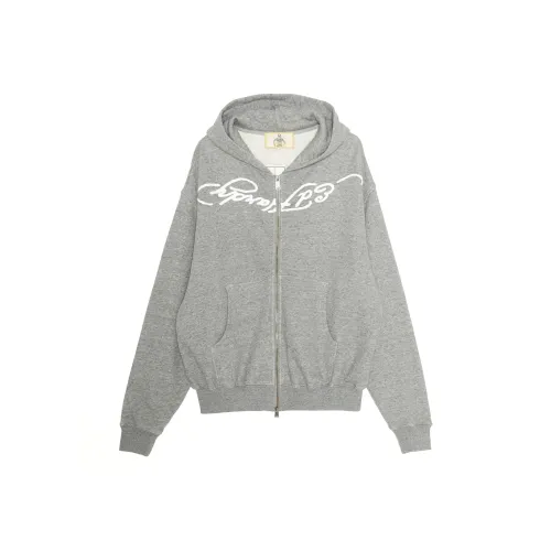 Ed Hardy Простой Clean Серый E1OFM066 Мужские Свитшоты