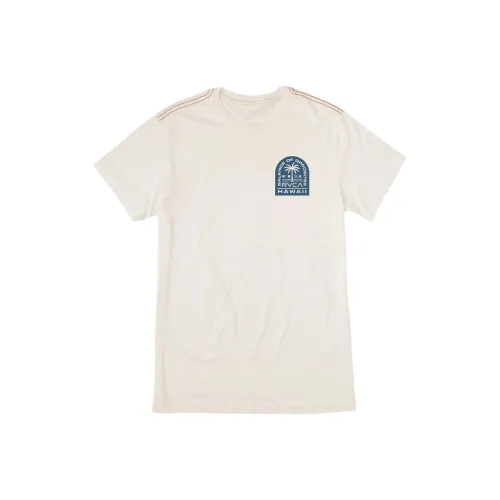 RVCA T-Shirt Мужская Винтаж Белый