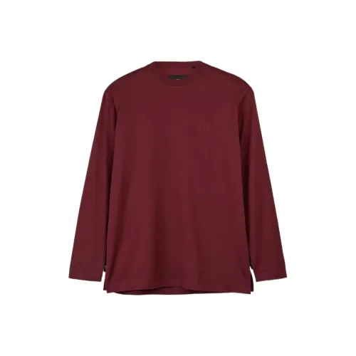 Adidas Y 3 Длинный рукав Т-рубашка Унисекс Тень Красный