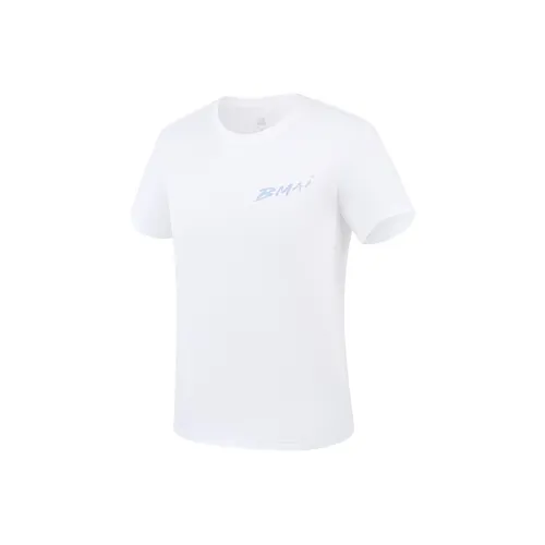 BMAI Бег Т-Рубашка Мужская Рыбка Belly Белый