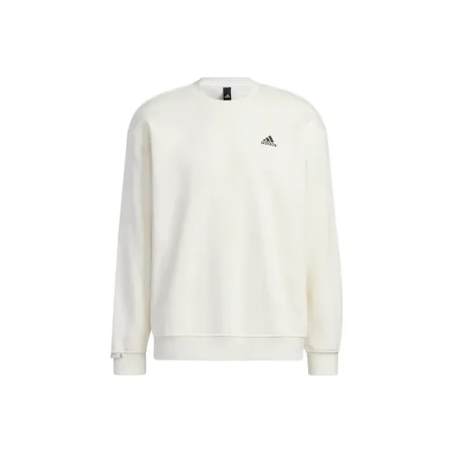 Adidas Этикетка Белый Унисекс Свитшоты