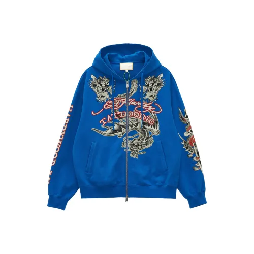 Ed Hardy Malibu Синий E1ODM303 Мужские Свитшоты