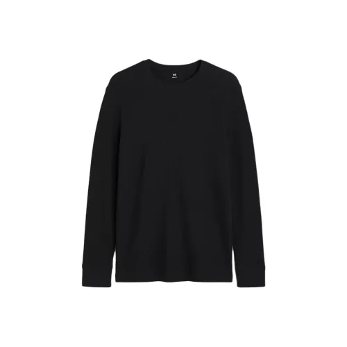 H&M Черные Мужские T-рубашки