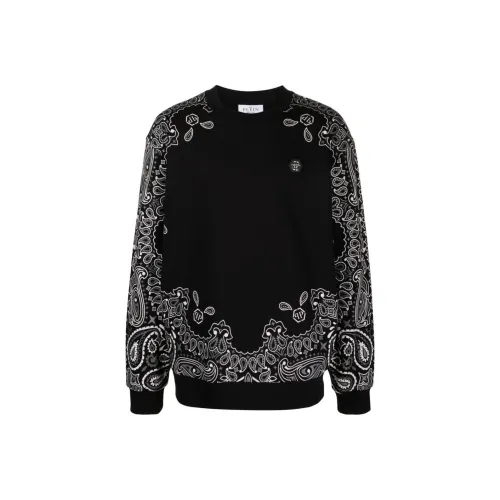 PHILIPP PLEIN Мужские черные свитшоты