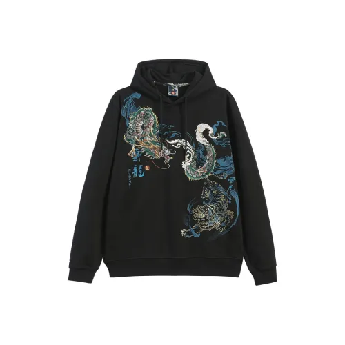 ONIARAI С капюшоном свободный крой худи унисекс