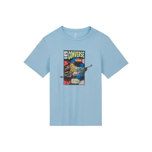 Конверс Комикс COVER Мужская Мятная Рубашка Мужская Синяя