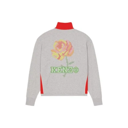 KENZO Pixels Серый Мужской Свитшот