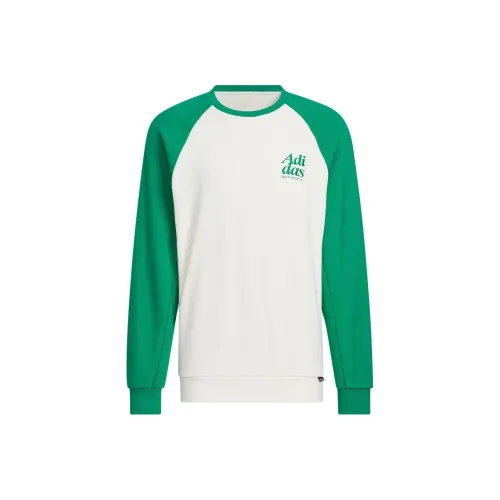 Adidas Маленький логотип Свитшот Мужской Дымчатый зеленый