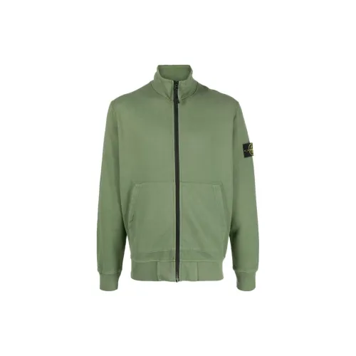 STONE ISLAND Свитшот Мужской Зеленый