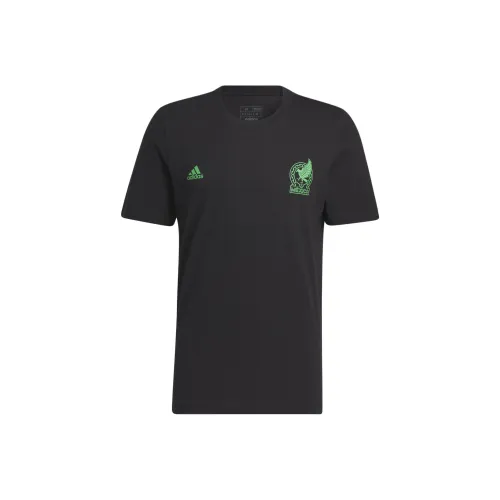 Adidas Mexico Черная Мужская Футболка