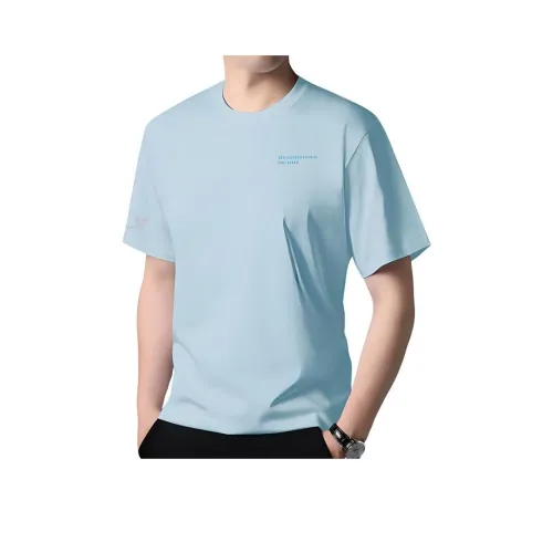 XTEP T-Shirt Мужской Shimmer Blue