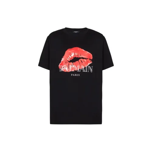 BALMAIN Мужские черные T-рубашки