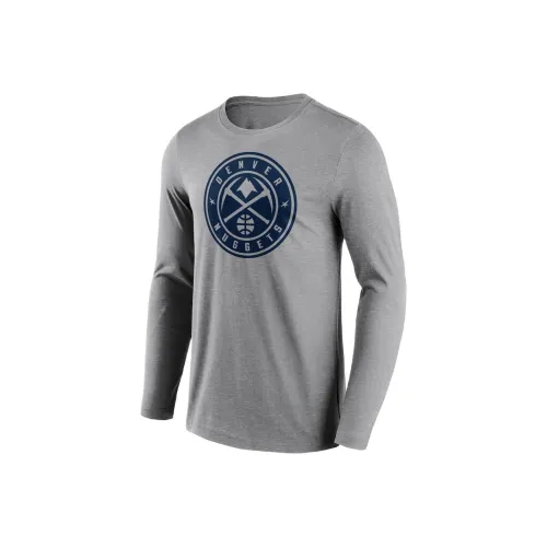 NBA Denver Nuggets Fanatics Т-рубашка Мужская Серого цвета
