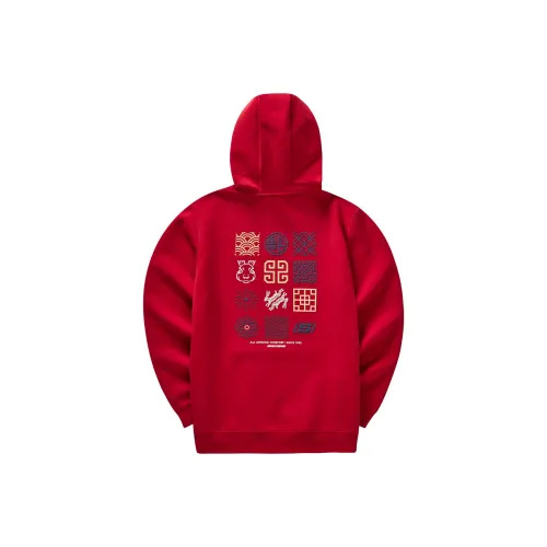 Skechers Year of the Rabbit New Year Series Толстовка Мужской Красный