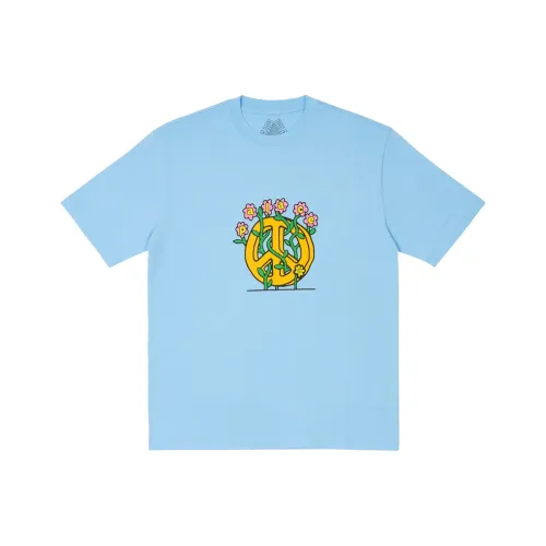 Дворцовый Небесно-голубой Унисекс Футболка