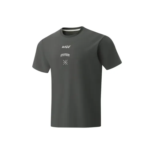 LINING Wade Collection Обсидиан Серый Мужская T-Рубашка