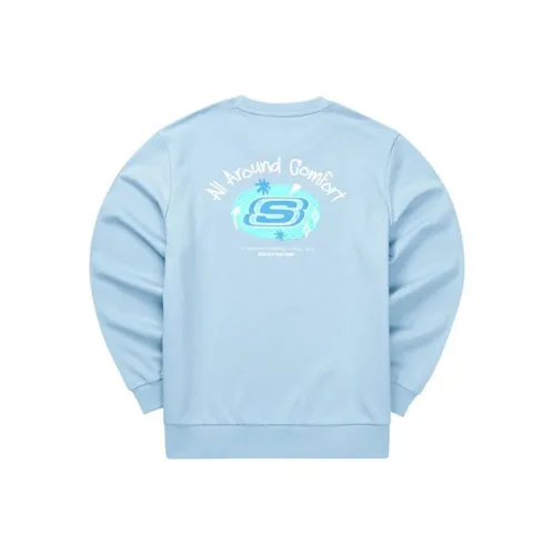 Skechers Воздушный голубой/01CQ Унисекс Свитшоты