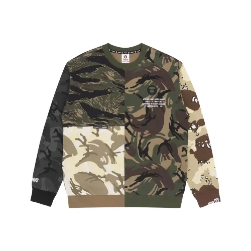 AAPE Зеленый Мужской Свитшот