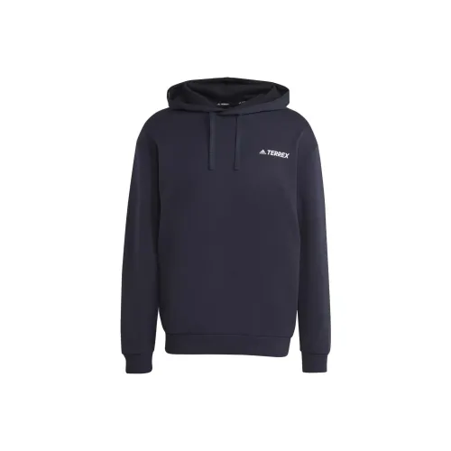 Adidas TX LOGO HOODY Hoodie Мужской Морской Синий