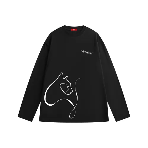 MIIOW Длинный рукав T-рубашка унисекс