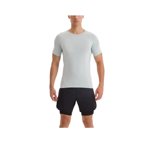 DECATHLON 500 Series Бег Т-Рубашка Мужская Светлый Нефрит