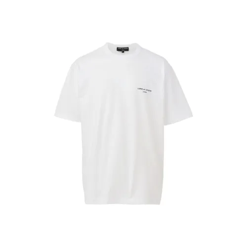 COMME Des GARCONS HOMME PLUS Белая Мужская T-рубашка