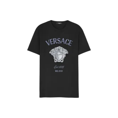 VERSACE SS24 T Рубашка Мужская Черная