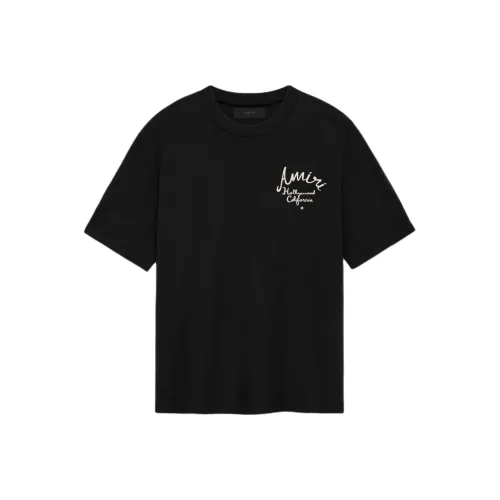 AMIRI Мужские черные футболки
