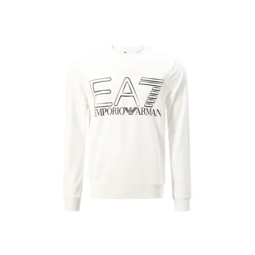 EMPORIO ARMANI EA7 Толстовка Мужской Белый