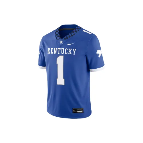 nike KentuckyDri Форма Wildcats T Рубашка Мужская Синяя