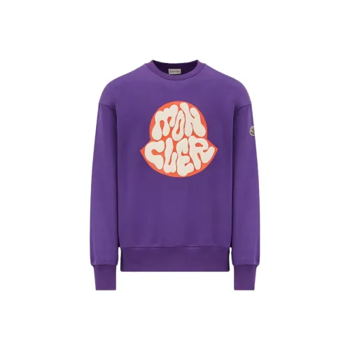 Moncler Фиолетовый Мужской Свитшот