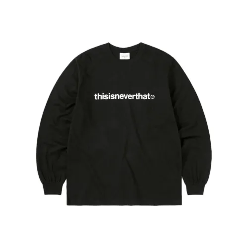 Thisisneverthat FW24 T Логотип L S футболка T-рубашка Унисекс Черный