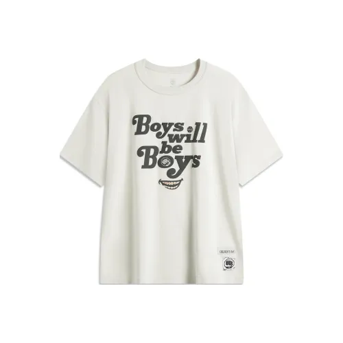LINING Basketball Collection Т-Рубашка Мужская Pearl White