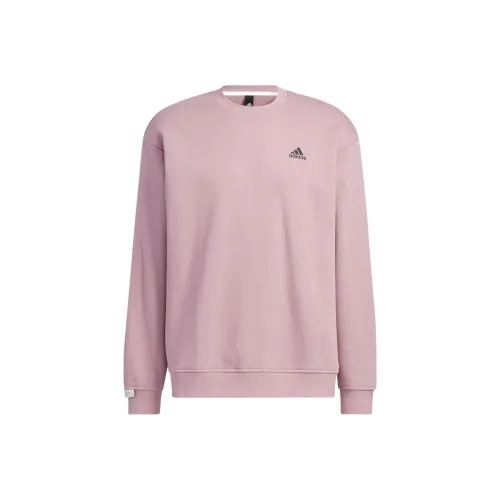 Adidas Этикетка Светло-фиолетовый Унисекс Толстовки