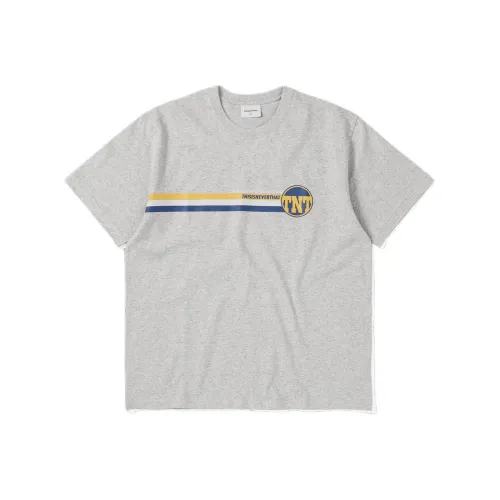 Thisisneverthat FW24 TNT Дорожка Lines Tee T-Shirt Рубашка Унисекс Фотиния Серый