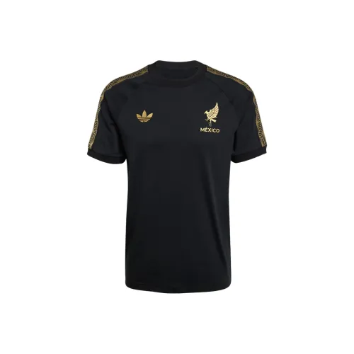 Adidas Originals SS25 Mexico Gold T-Shirt Men's Black