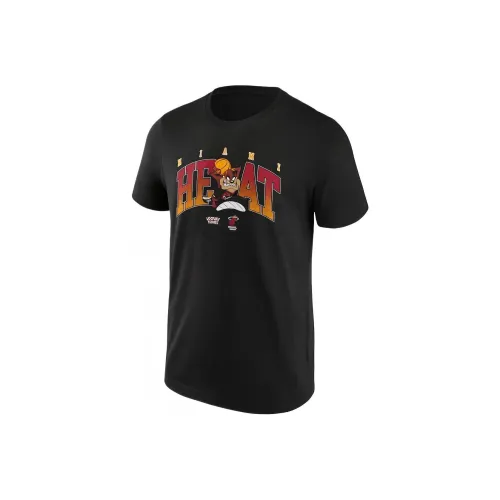 NBA Miami Heat Miami Heat Looney Tunes Taz Graphic T Рубашка Мужская Черная