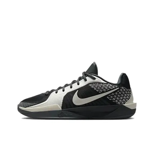 Nike Sabrina 2 Slip Resistant Abrasion Resistant Low Топ Баскетбольные кроссовки Унисекс Серый Белый