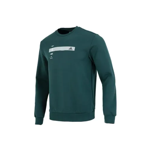 Adidas Зеленый Мужской Свитшот