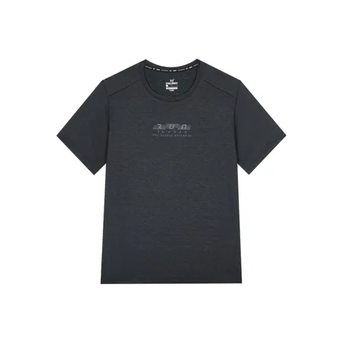 361° Running Collection Бег Т-Рубашка Мужская Супер-Черная