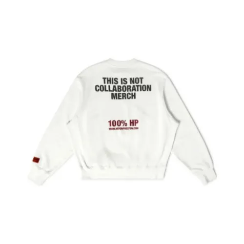 HERON PRESTON Белый Мужской Свитшот