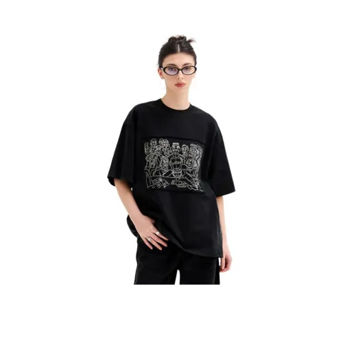 Organic Emotion Черная унисекс футболка