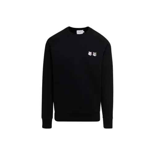 Maison Kitsune Мужские черные свитшоты