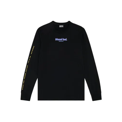 DIESEL Мужские черные свитшоты